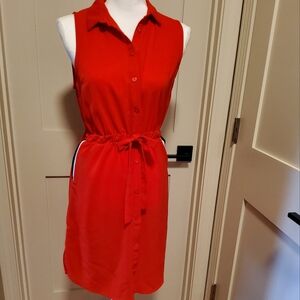 Casual red dessert, size 10